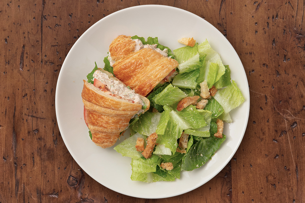 Chicken Salade Croissant (Whole Sandwich, 1 side)
